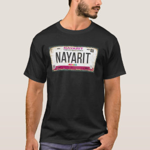 Nayarit Mexico State License Plate T-Shirt