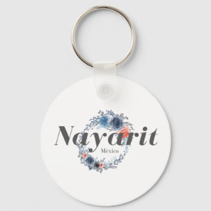 Nayarit Mexico Travel Destination Bridesmaid Key Ring