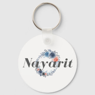 Nayarit Mexico Travel Destination Bridesmaid  Keyc Key Ring