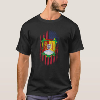 Nayarit State American Flag T-Shirt