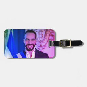 Nayib Bukele, President of El Salvadore Luggage Tag