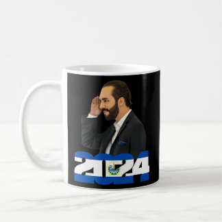 Nayib Bukele Presidente De El Salvador 2024 Coffee Mug