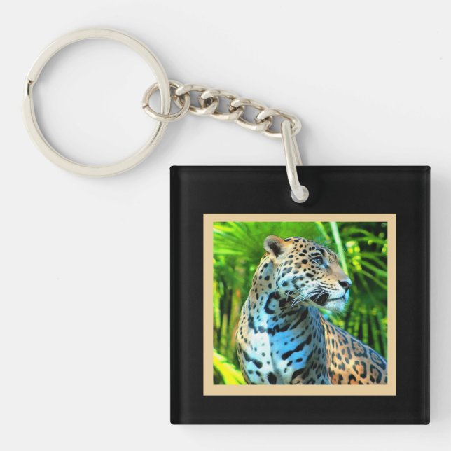 Nayla the Jaguar Key Ring (Front)