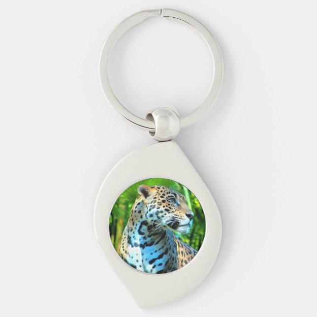 Nayla the Jaguar Key Ring (Front)