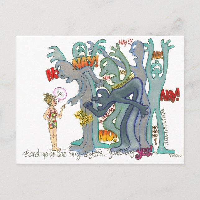 naysayers postcard (Front)