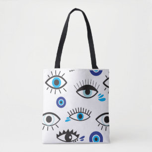 Nazar/3ein-Eyes printed tote bag