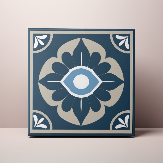 Nazar Evil Eye Azulejo Ceramic Tile (Creator Uploaded)
