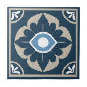 Nazar Evil Eye Azulejo Ceramic Tile (Front)