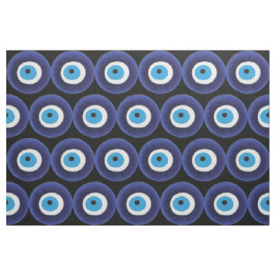 Nazar Evil Eye Protection Amulet Blue Bead Symbol Fabric