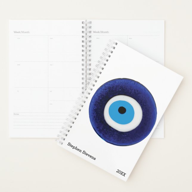 Nazar Evil Eye Protection Symbol Planner (Display)