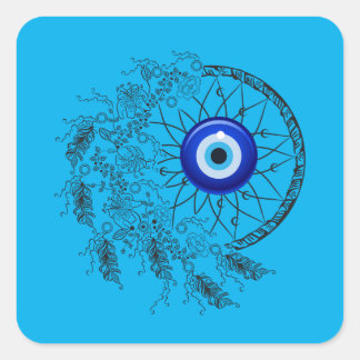 Nazar Eye :-) Square Sticker