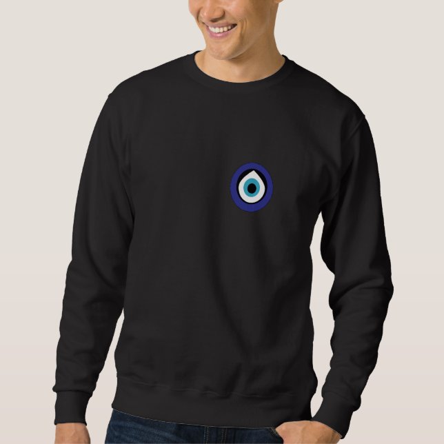 Nazar Turkish Eye Evil Eye Amulet Oriental Premium Sweatshirt (Front)
