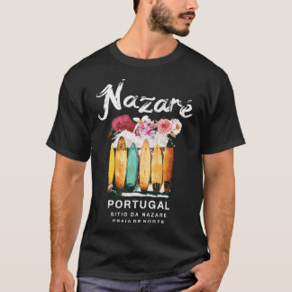 Nazare Portugal Surfing  T-Shirt