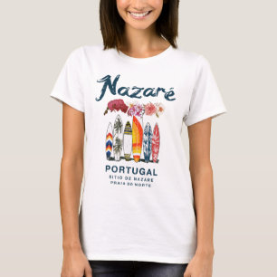 Nazare Portugal Vintage Surfing _4 T-Shirt