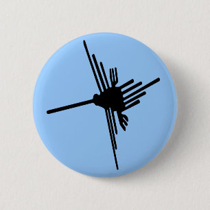 Nazca Hummingbird button