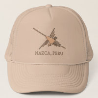 Nazca Hummingbird Geoglyph Newsprint