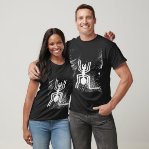 Nazca Lines Geoglyphs - Ancient White Spider T-Shirt