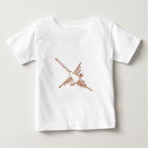 Nazca Lines Hummingbird Sketch Baby T-Shirt