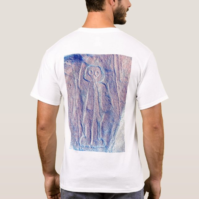 Nazca Lines of Peru Ancient Alien Mystery Art  T-Shirt (Back)