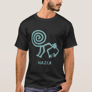 Nazca Lines - Peru Geoglyph Astronaut Hummingbird T-Shirt