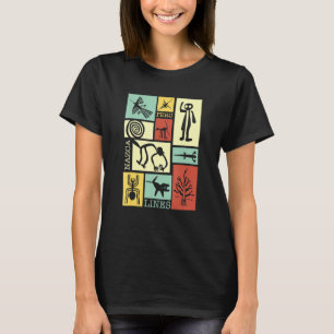 Nazca Lines Peru Geoglyph Monkey Astronaut Spider T-Shirt