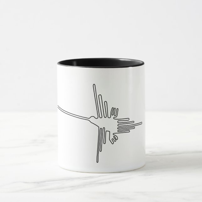 Nazca Peru bird ancient geoglyph symbol mystery en Mug (Center)