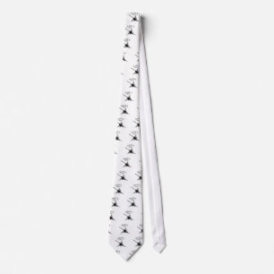 Nazca Peru Hummingbird With Curved Text Tie