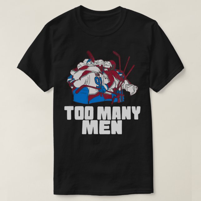 Nazem Kadri Too Many Men T-Shirt (Design Front)