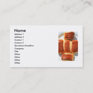 Nazook Pastry Business Card