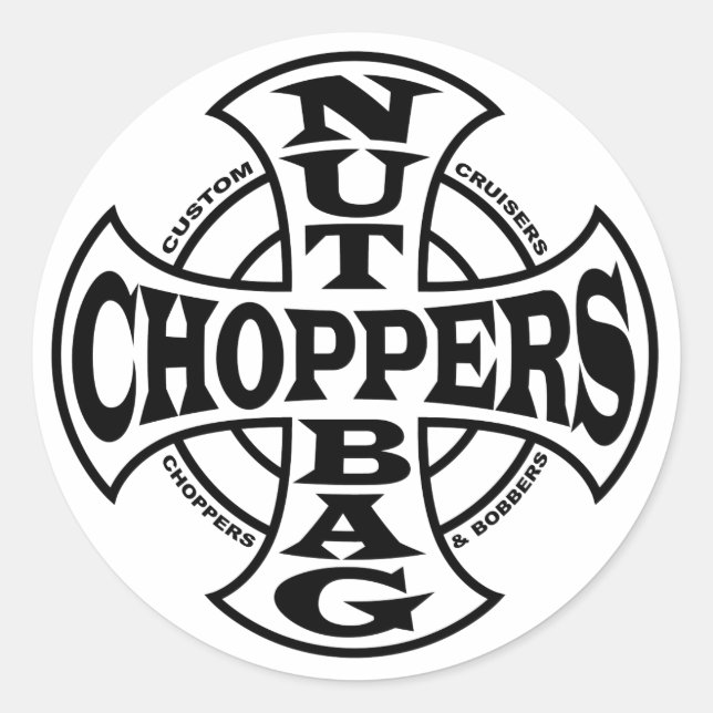 NBC CLASSIC ROUND STICKER (Front)