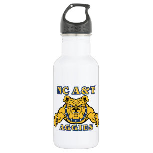 NC A&T Aggies   Aggie Bulldog 532 Ml Water Bottle