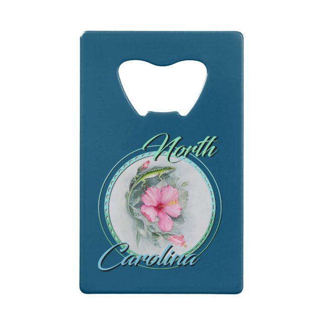 NC Anole & Hibiscus (Front)