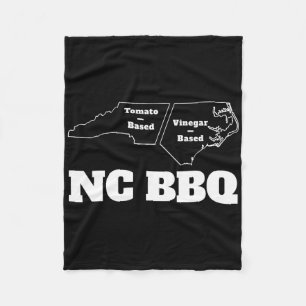 Nc Bbq North Carolina Byrbecue Pit Master Boss Fleece Blanket
