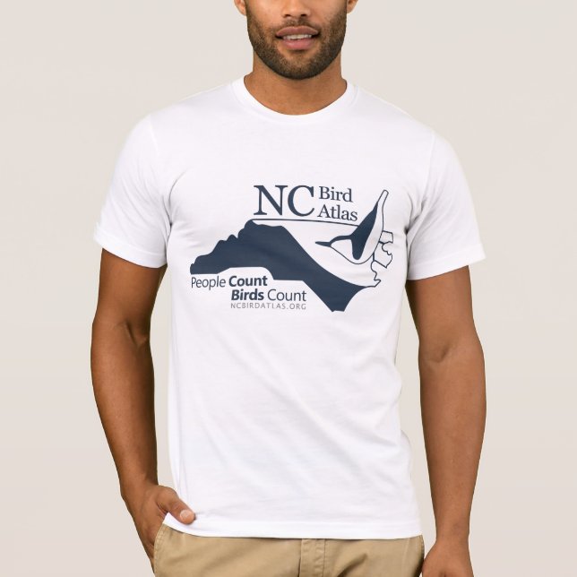 NC Bird Atlas - T-shirt Large Logo (Front)