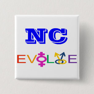 NC Evolve 15 Cm Square Badge