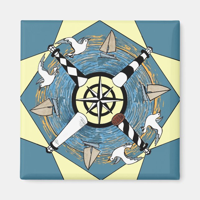 NC Lighthouses- magnet (Front)