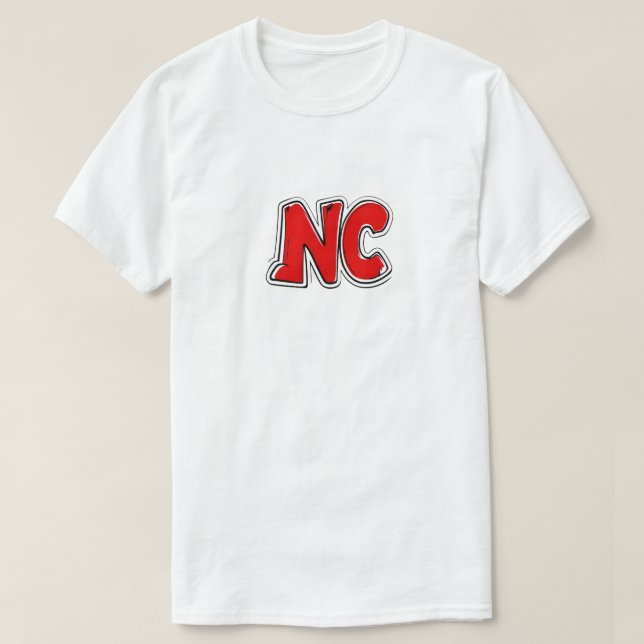 NC North Carolina T-Shirt (Design Front)