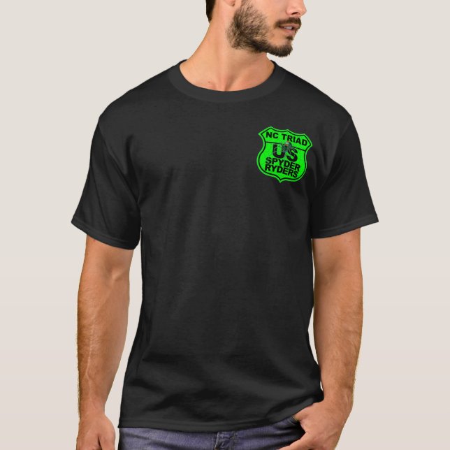 NC Triad Chapter - Logo Pocket Green T-Shirt (Front)