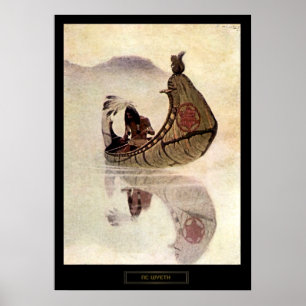 NC Wyeth Historical Painting Hiawatha Poster