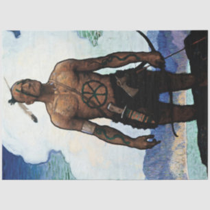 NC Wyeth Painting “Last of the Mohicans” Tissue Paper