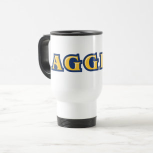 NCA&T State University   Aggies Wordmark Travel Mug