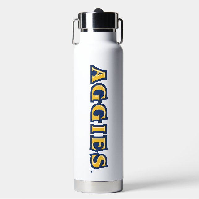 NCA&T State University | Aggies Wordmark Water Bottle (Front)