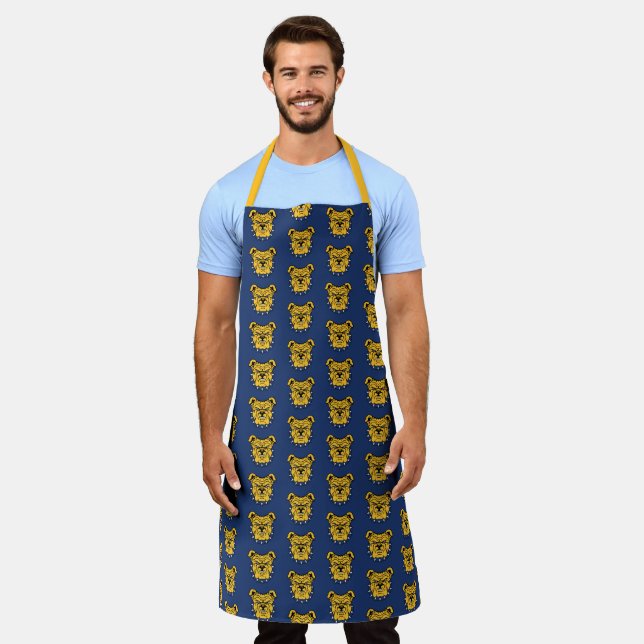 NCA&T State University | Bulldog Face Apron (Worn)