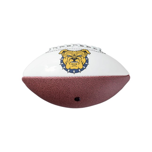NCA&T State University | Bulldog Face Football (Rotated 270)