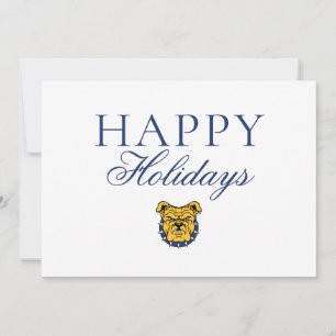NCA&T State University   Bulldog Face Holiday Card