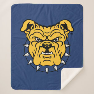 NCA&T State University Bulldog Face Sherpa Blanket