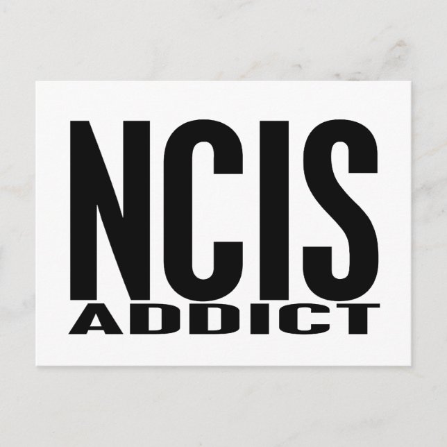 NCIS Addict Postcard (Front)