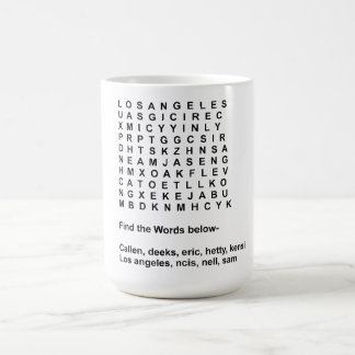 NCIS LA Puzzle Coffee Mug