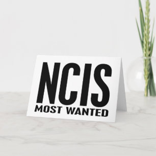 NCIS Most Wanted Card