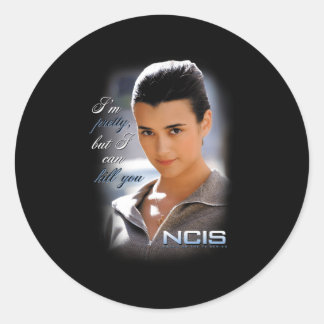 Ncis Ziva I Can You Classic Round Sticker